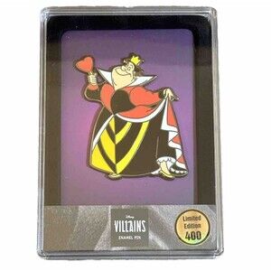 Queen Of Hearts Jumbo Pink A La Mode Pin • LE Limited Edition 400 Pin